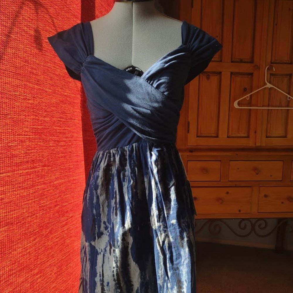 XS - Blue & Gray Converse One Star Dress